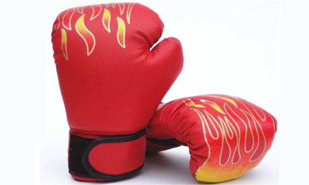 Găng tay đấm bốc trẻ em chiến đấu Sanda đào tạo găng tay người lớn trẻ em võ thuật Taekwondo chuyên nghiệp Găng tay Sanda đích đá taekwondo