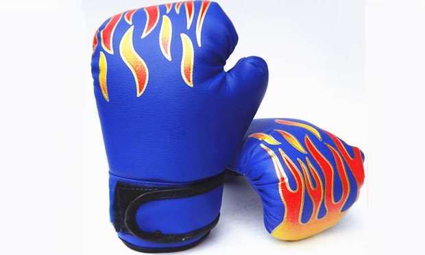 Găng tay đấm bốc trẻ em chiến đấu Sanda đào tạo găng tay người lớn trẻ em võ thuật Taekwondo chuyên nghiệp Găng tay Sanda đích đá taekwondo