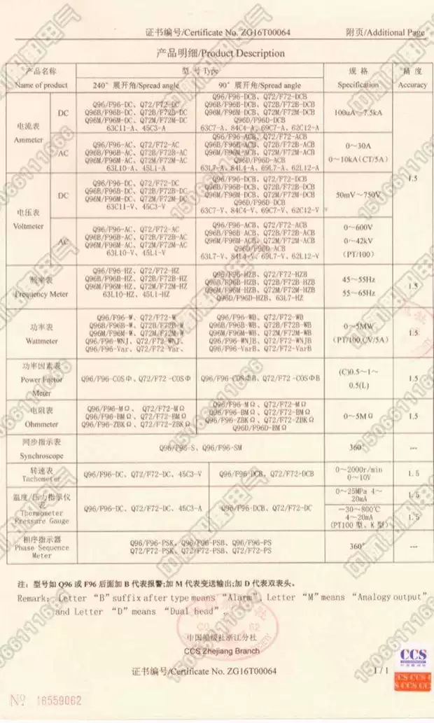 Qiaoguang Thiết bị đo đạc biển 63C7-V Loại vôn kế 63C7-A Ampe kế DC