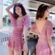 Sản phẩm mới áo tắm nữ lót lưới màu đỏ che eo áo tắm nữ 2020 phiên bản mới của triều một mảnh che bụng mỏng đảm bảo - Bộ đồ bơi One Piece