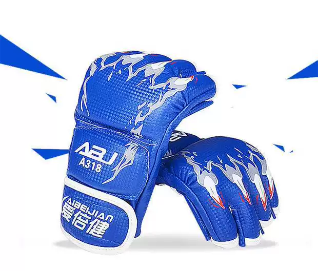 Găng tay đấm bốc Sanda chiến đấu Găng tay Taekwondo Võ thuật luyện tập bao cát Găng tay găng tay Leaky Tiger