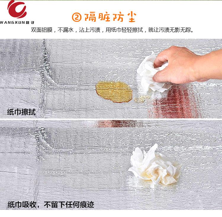 Thảm chống ẩm, thảm ngoài trời, màng nhôm cắm trại một mặt hai mặt chống thấm nước dày lều di động bãi biển - Thảm chống ẩm / Mat / Gối