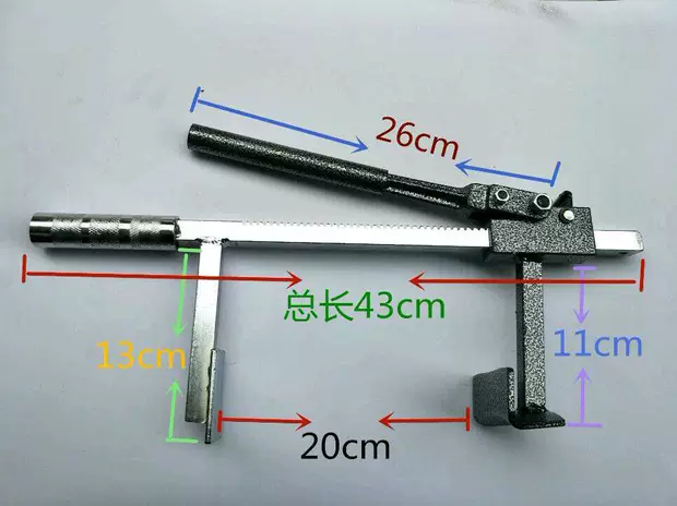 Kẹp kẹp hướng dẫn sử dụng 扒 chân không lốp xe máy xe điện ba bánh tháo gỡ công cụ sửa chữa máy