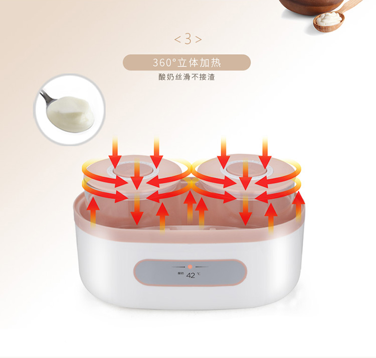 / AS-G728 Máy làm sữa chua tự động tại nhà Mini nhỏ Sữa chua lên men thông minh - Sản xuất sữa chua