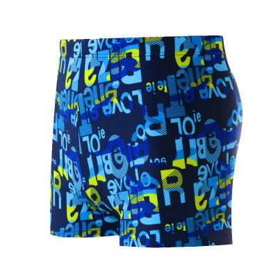 Đồ bơi nam Boxer Thời trang khô nhanh Thoải mái Bộ đồ bơi nam Bộ phân bón cộng với XL Quần lửng bơi suối nước nóng - Nam bơi đầm