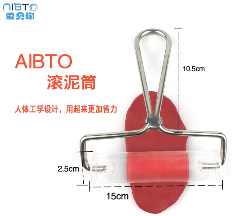 Aibei gốm đất sét dính gốm mềm bùn dính acrylic lăn bùn màu đất sét rỗng que rắn sọ mặt Daquan đồ chơi thông minh cho bé