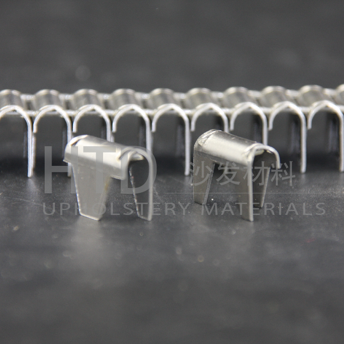 Chất lượng cao hình chữ U sofa mùa xuân clip khí nén mã nail khóa net clips đồ nội thất phụ kiện phần cứng lồng móng tay M66 trang trí hốc âm tường phòng khách