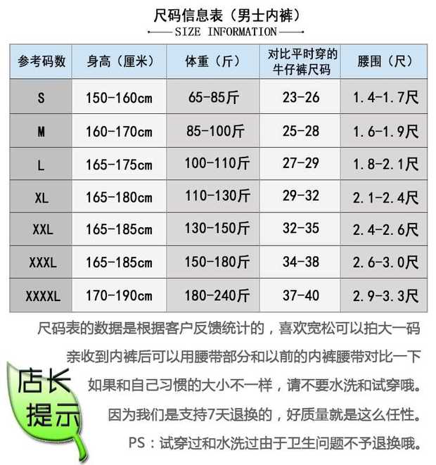 7 hộp quà tặng quần short cotton nam U lồi thoáng khí mồ hôi eo thấp tuần đồ lót nam cotton thanh thủy đồ lót nam