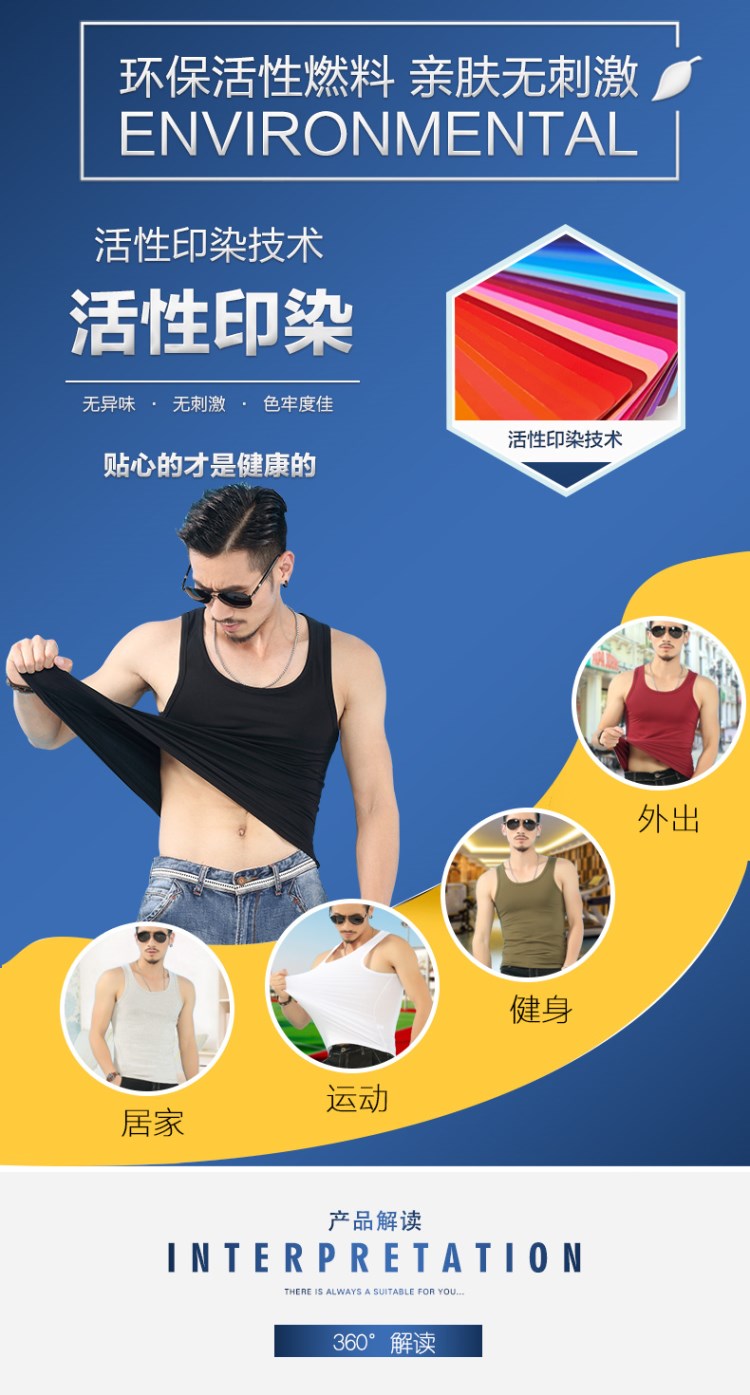 Mùa hè trung niên nam cotton sling áo vest trắng cotton áo len cũ mồ hôi cha áo thun 3 lỗ nam