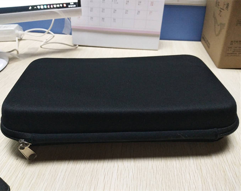 gói micro không dây kết hợp kép túi micro dây kéo mang phụ kiện kỹ thuật số hộp lưu trữ - Lưu trữ cho sản phẩm kỹ thuật số túi đựng airpod pro
