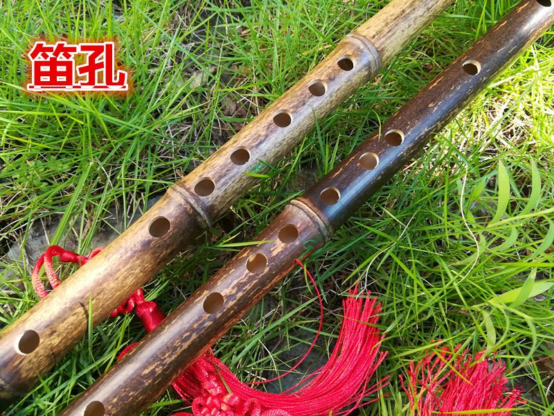 Khuyến mại nhạc cụ gió quốc gia sáo đơn phần tím tre sáo học sáo sáo C D E F G ocarina