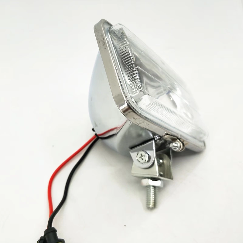 Đèn điện 12V xe máy đầu vuông xenon đèn sửa đổi bóng đèn trắng xenon đèn chiếu sáng bên ngoài