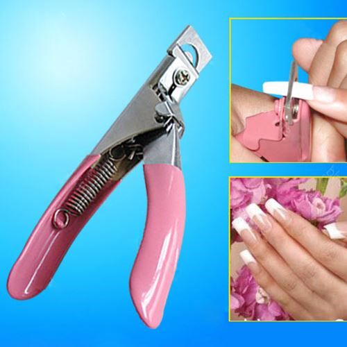 acrylic uv gel false nails tips manicure cutter clipper