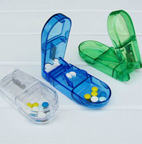 pill cutter splitter half storage compartment medicine box medicine t