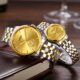 Authentic Laosdon Watches from the Store, Men's and Women's Couple Models, Fully Automatic Mechanical Watches, Waterproof, 24K Gold-Plated Watch 2163
