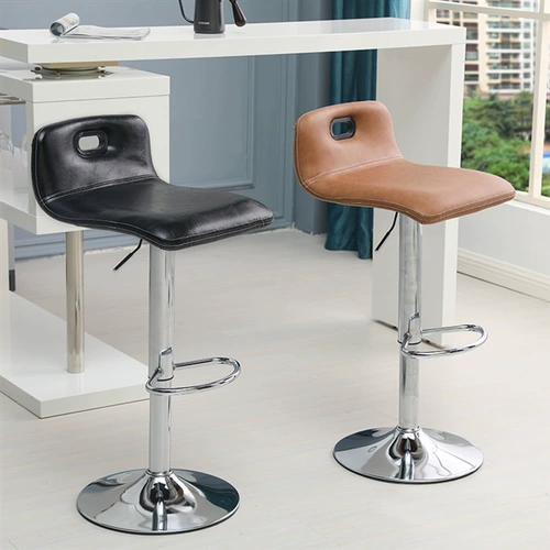 Стул Nordic Bar, Modern Simple Tripting Transfer Bar Bar, Light Luxury, High -Foot Stool Bar Стул обратно высокий стул