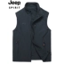 Vest nam bình thường jeep ngoài trời nam cộng với cashmere thể thao vest nam áo ghi lê lỏng lẻo xu hướng jeep - Áo thể thao