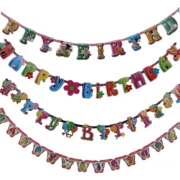 Lin Fang sinh nhật dải ngang trang trí sinh nhật cung cấp bên đạo cụ thư treo dải sinh nhật banner bunting - Sản phẩm Đảng / Magic / Hiệu suất