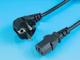 1 8 meters 0 75 square core host power cord European standard power cord German standard power cord 2 core wire