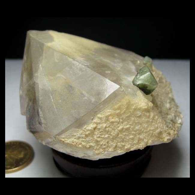 Mine Label BX1902D points to crystal intersperate bicolor bicolor (Pakistan 6 6cm133g) *XO