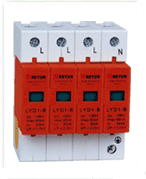 Power surge protector surge protector B class 4P surge arrester nominal 30KA