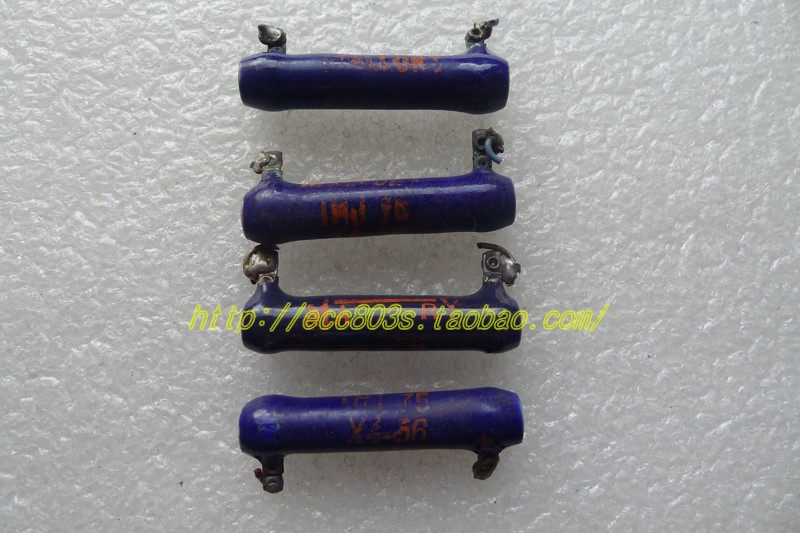 Remove the ceramic MALLORY 75 ohm high-power resistor from the American electronic tube machine, 10 yuan only