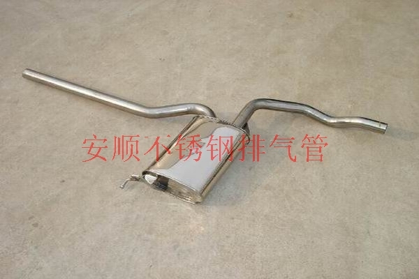 PassatB51 8 stainless steel exhaust pipe midsection car stainless steel silencer stainless steel silencer