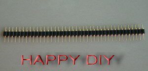 40 gold plated platoon needle length 12MM round needle