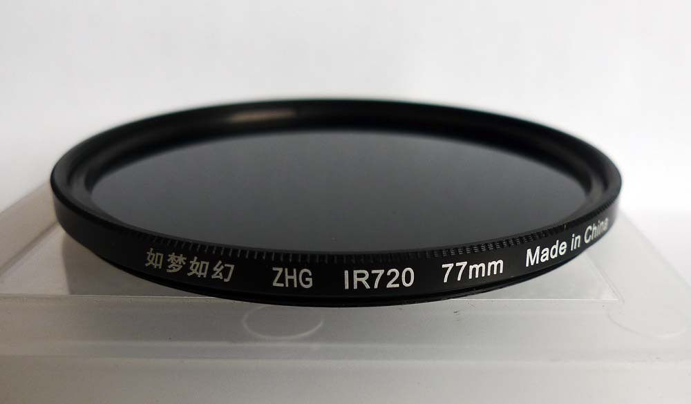 720nm infrared filter 77mm calibre as dreamlike infrared filter