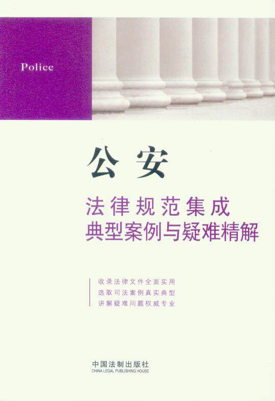 公安法律规范集成典型案例与疑难精解(11)