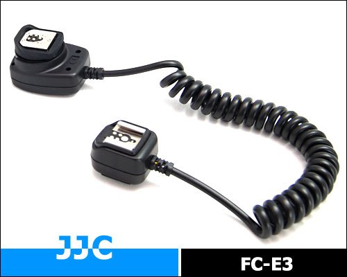 Flash offline line JJC FC-E3 replaces original Canon offline line OC-E3