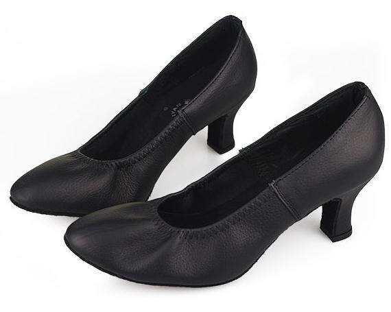 Morden Shoes Morden Shoes Real Cow Leather Head Dance Shoes Lady Genuine Leather Soft Bottom Morden Dance Shoes Adult Tango