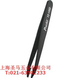 Baogong Proskit anti-static fiber flat tweezers (TZ-100D)