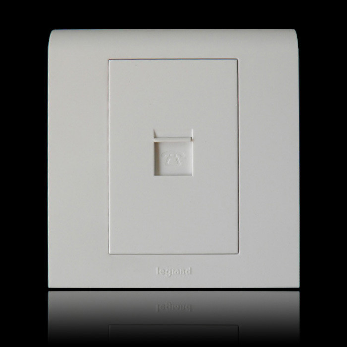 TCL Legrand 86 type switch socket wall panel (K5 classic white series) telephone socket