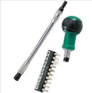 Taiwan Baoyou 1PK-201 10 Hop 1 with hose ratchet screw screwdriver kit multipurpose screwdriver