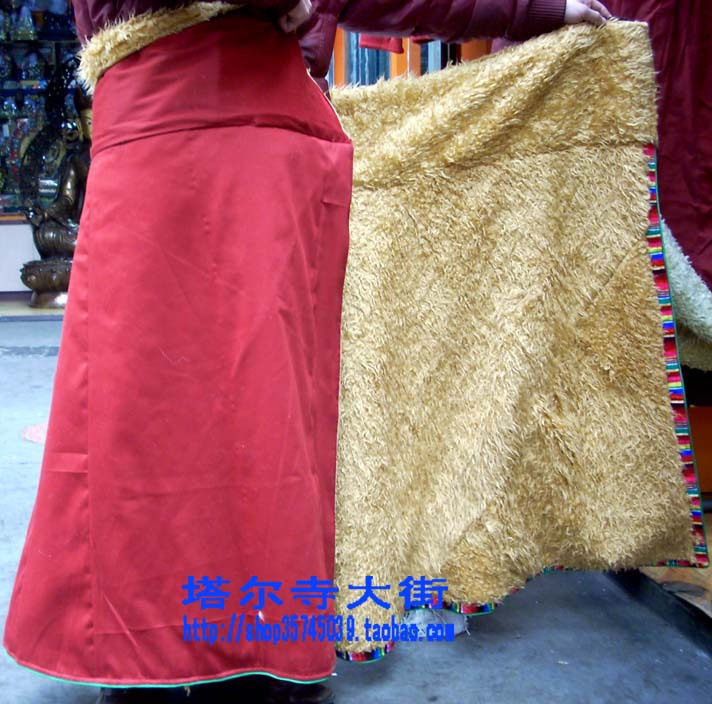 Lama Residence Winter Warm Flat Skirt Sheet Skirt Waist Circumference Size can be adjusted on its own