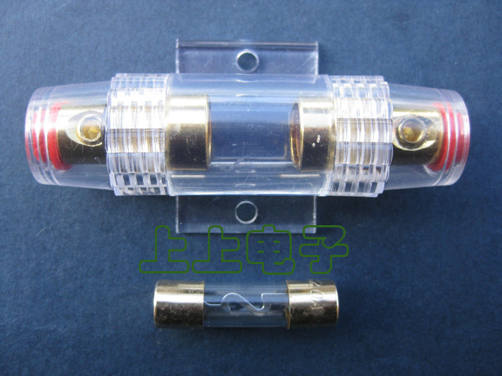 10x38 Car audio fuse holder (box)with fuse 10 20 30 40 50 60 7080 100A