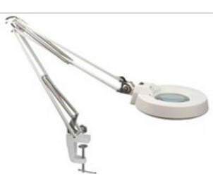 Pod-type magnifying glass pod lamp high magnification with magnifying glass elderly reading jewelry fixed maintenance 5 8 10 times