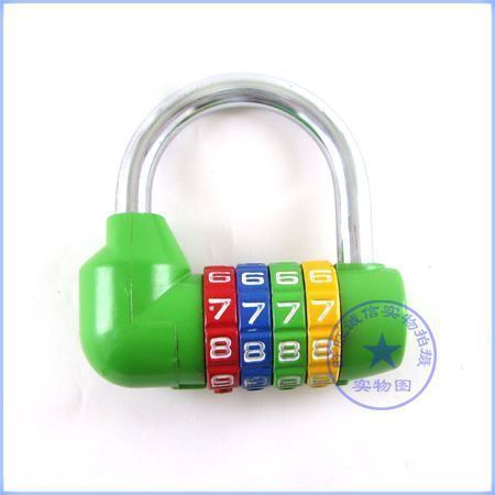 4-bit password door lock large number four coded lock lock padlock closet lock safety theft protection 206