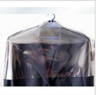 Clothing shop with half-body cover transparent cover plastic clothes cover half-body Western suit anti-dust cover