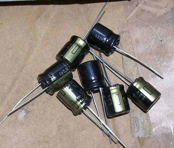 6 3V1500UF computer motherboard Graphics card capacitor imported original graphics card capacitor