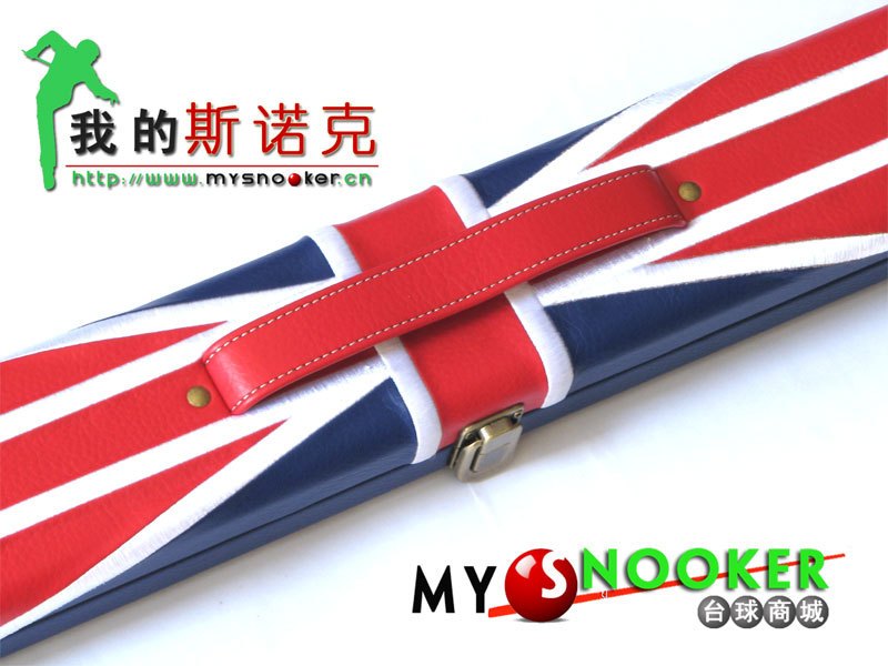 (My Snooker) British Flag Billiard Cue box Division Nooke's Double Sink Ball-Rod Box