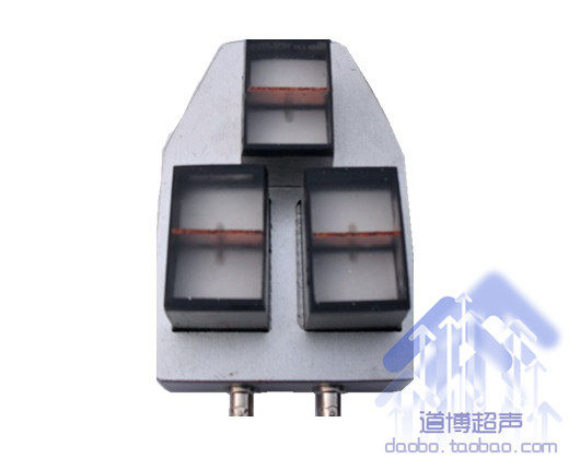 车轮轮箍纵波双晶组合探伤直探头超声波探头超声波纵波换能器
