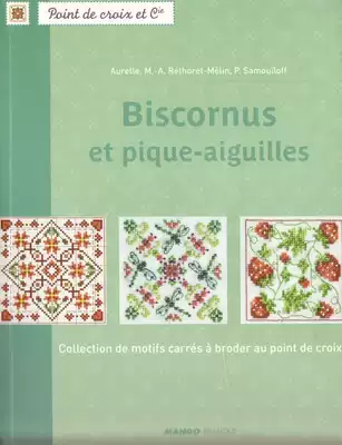 Cross stitch drawing-mango-Biscornus et pique-aiguilles2012 pattern