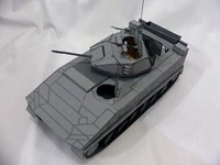 Tỷ lệ 1:35 BIONIX IFV Xe chiến đấu bộ binh 3D mô hình giấy thủ công 3D mô tả giấy DIY mô hình 3d bằng giấy