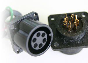 Cardiogram Monitor USA AMP ECG 6PIN Custody 0-30 Degrees Socket