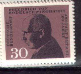 West Germany-Bielefeld Bert Hospital 100 years of theologian Bodelschwenge 1 Full 67 years