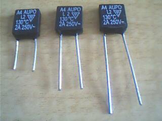 Second class thermal fuse AC250V 2A 102deg C
