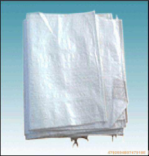 New white woven bag sack snakeskin bag packaging bag package bag packaging bag 75CM*110CM