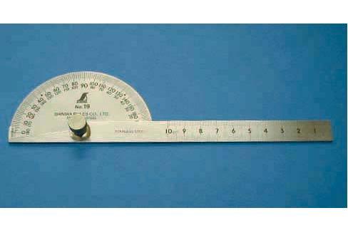 Japanese Penguin SHINWA and 100mm gauge of angular gauge (double-lever) 62995 woodworking measurements
